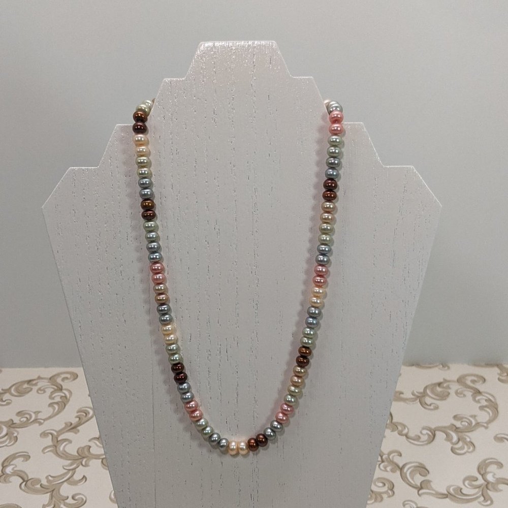 HONORA Multicolor Cultured Pearl Necklace